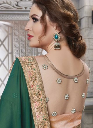 Art Silk Green Designer Traditional Saree