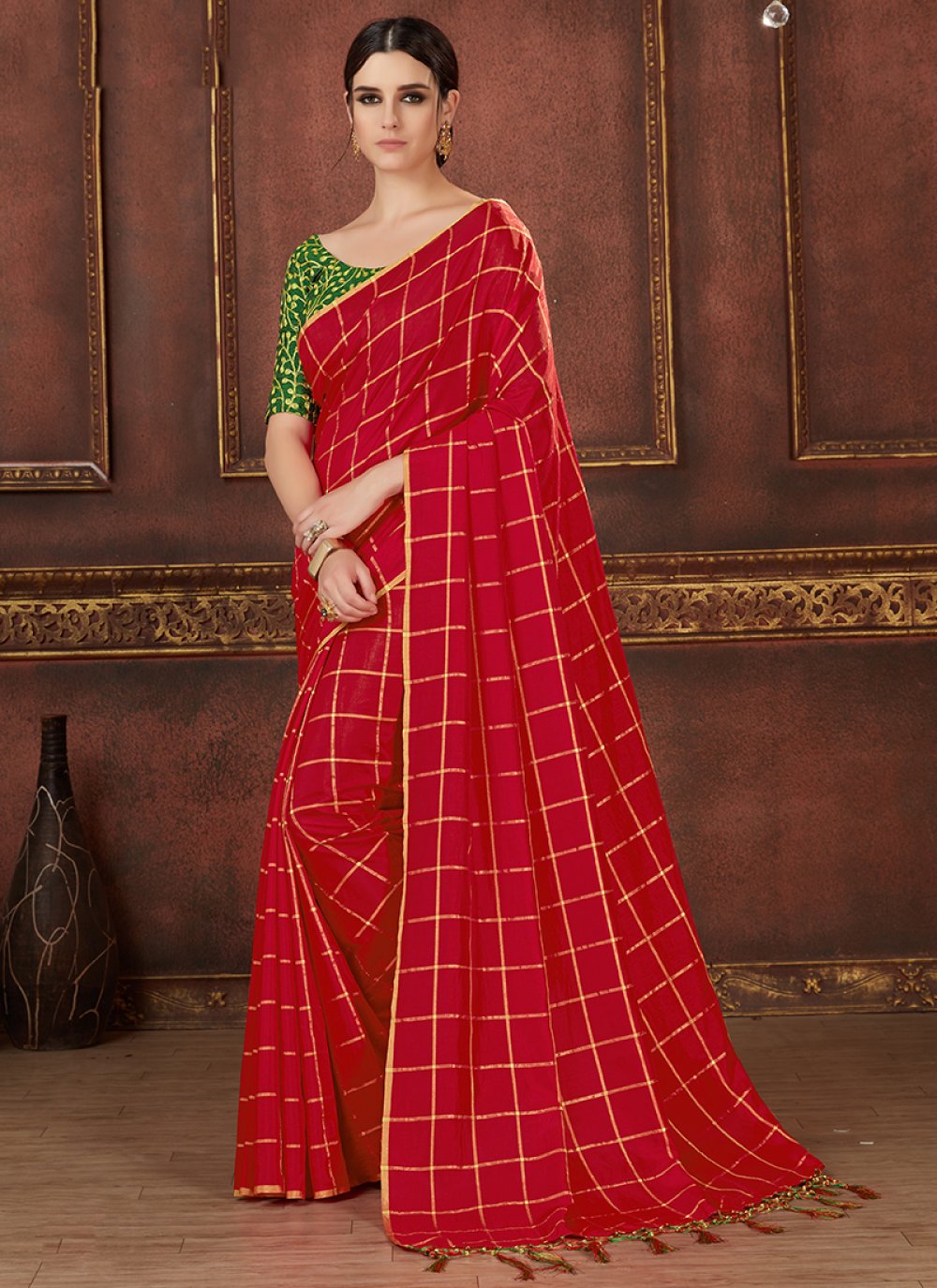 maroon traditional dresses