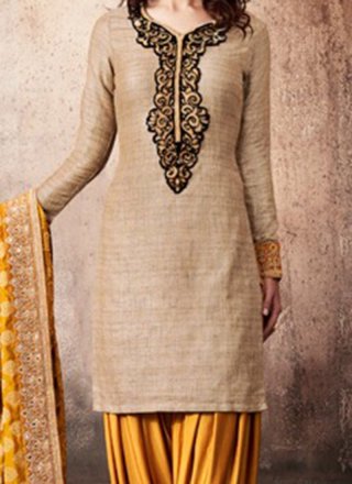 Art Silk Punjabi Suit