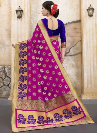 Art Silk Weaving Work Designer Traditional Saree