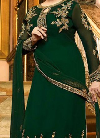 Ayesha Takia Green Designer Straight Suit