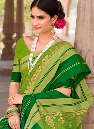 Banarasi Silk Green Classic Saree