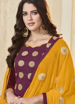 Banarasi Silk Woven Salwar Suit