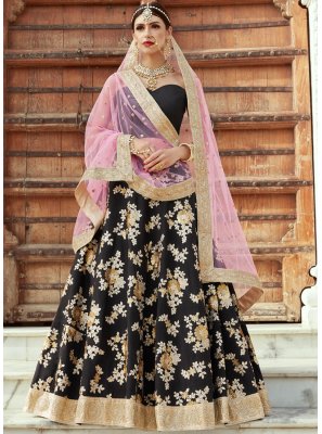 Baby Pink Butterfly Mono Net New Latest Party Wear Lehenga Choli