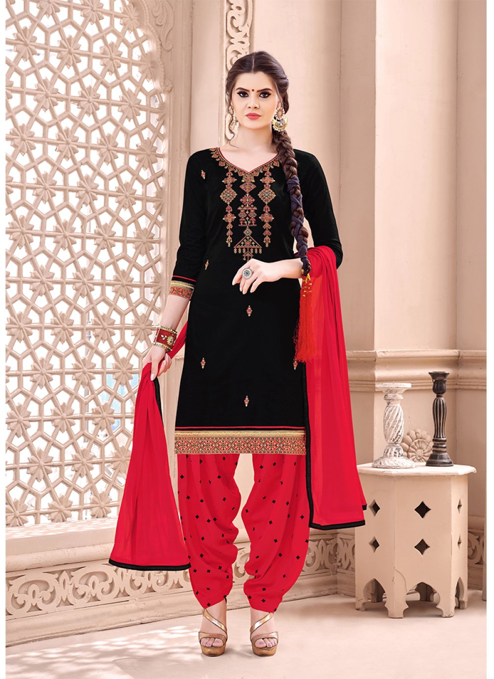 Beautiful Black 🖤 Party Wear Punjabi Suit Design Ideas 2023 | Latest Black  colour Punjabi suit - YouTube