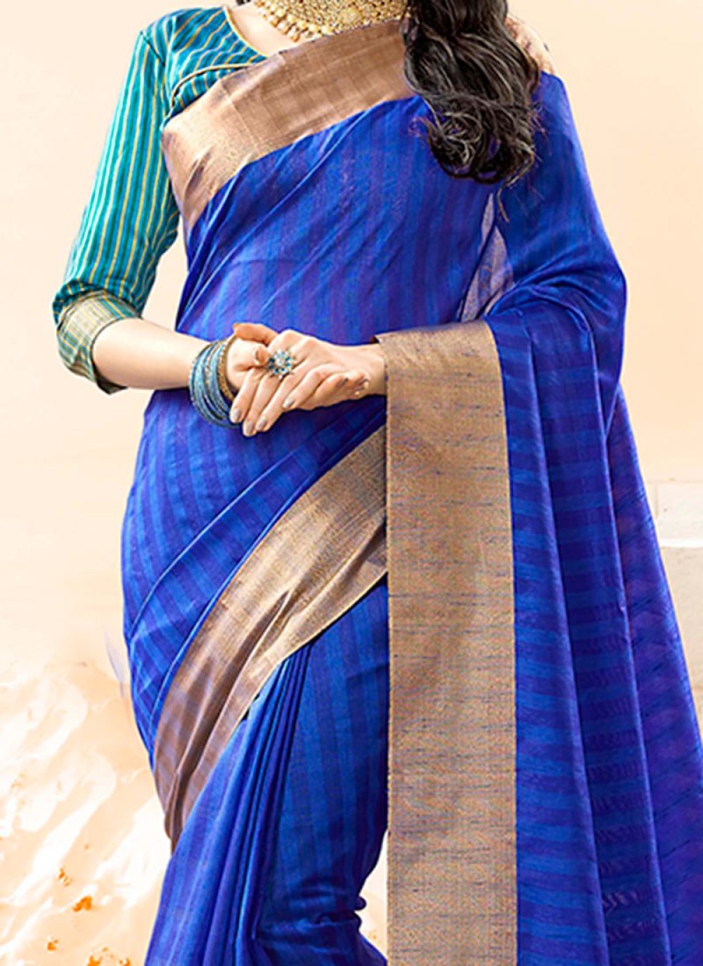 Buy Cotton Silk Traditional Saree Online 6162