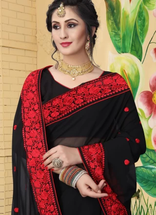 Embroidered Festival Trendy Saree
