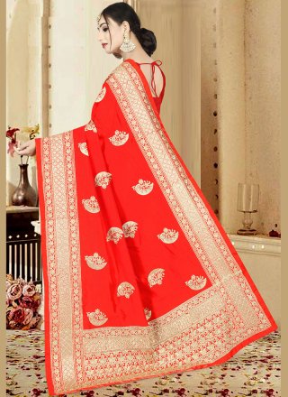 Embroidered Traditional  Saree