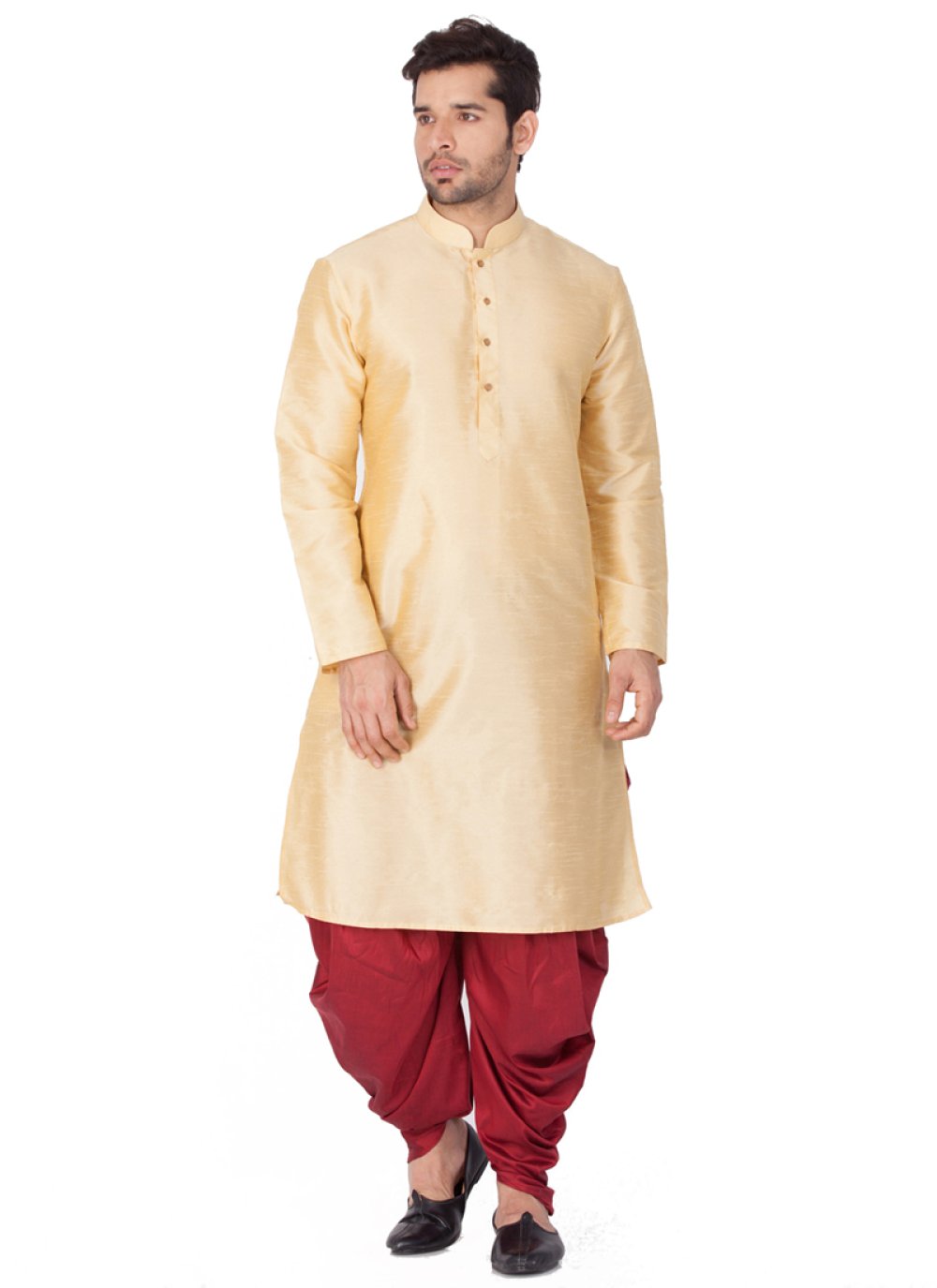 Buy Gold Reception Kurta Pyjama 90992
