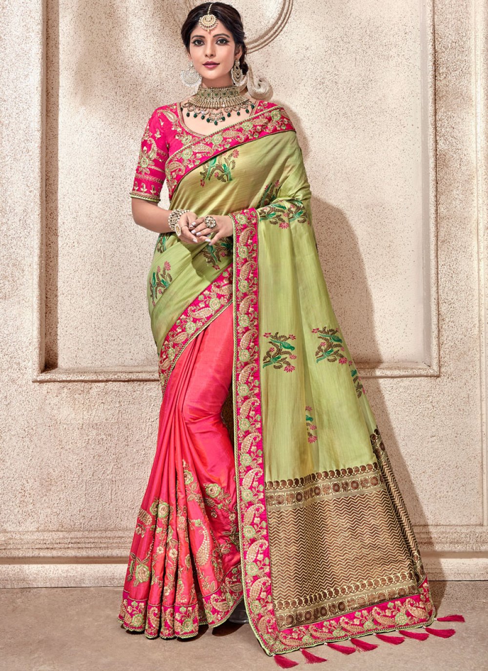 Designerkloth - Half saree for wedding function - Free shipping