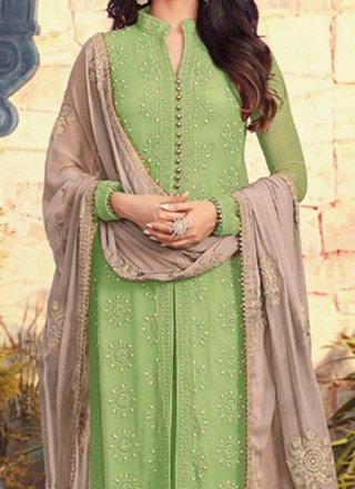 Green Georgette Salwar Suit