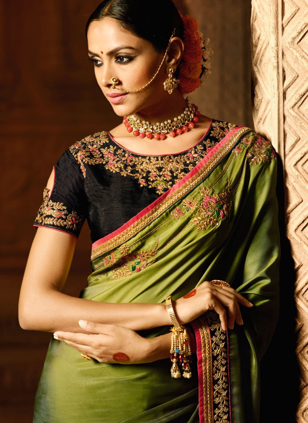 Buy Online Green Shaded Saree : 81843 - Best Seller