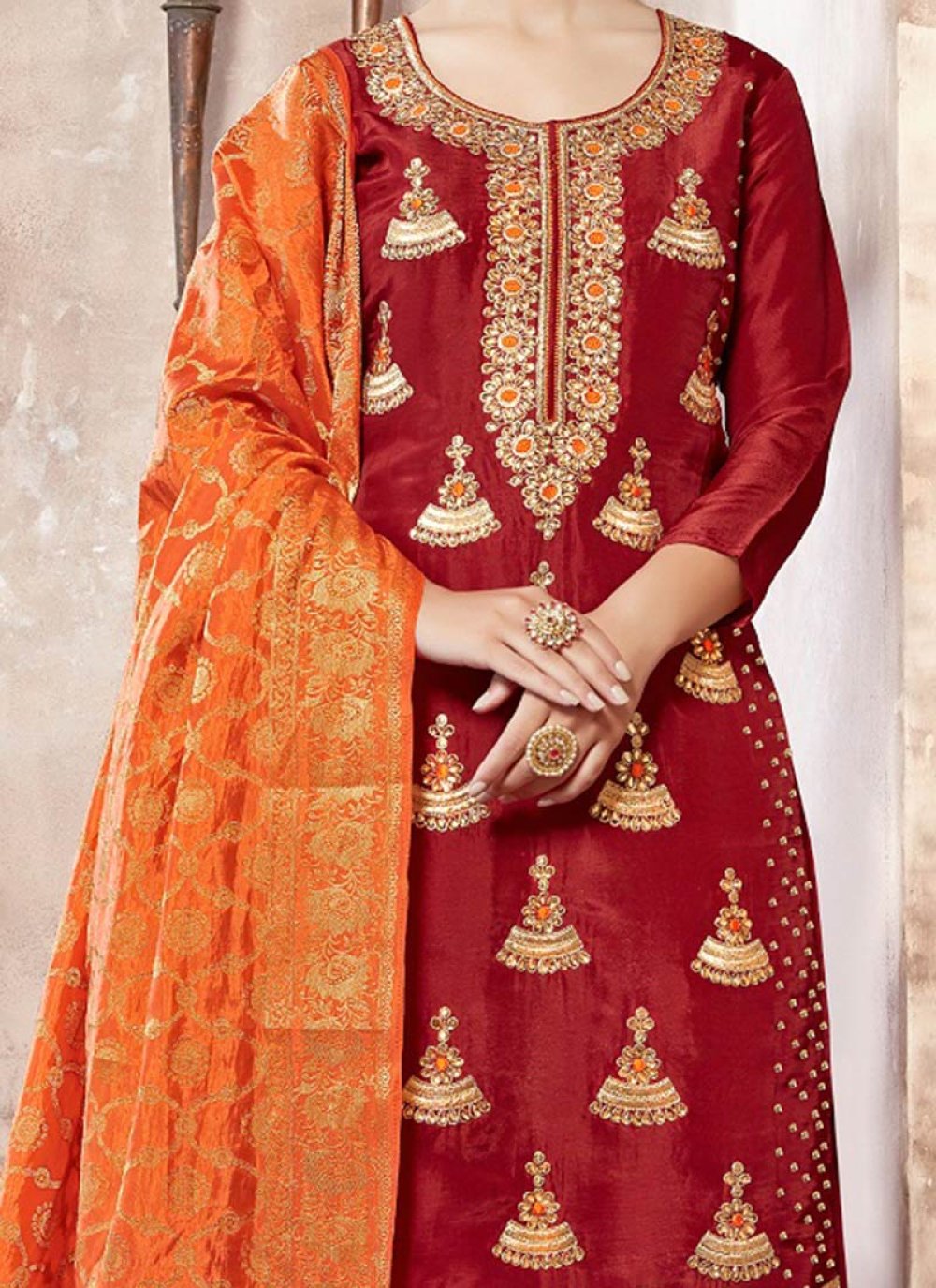 silk punjabi suits online