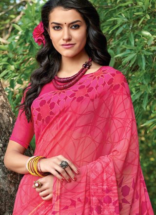 Print Work Casual Saree