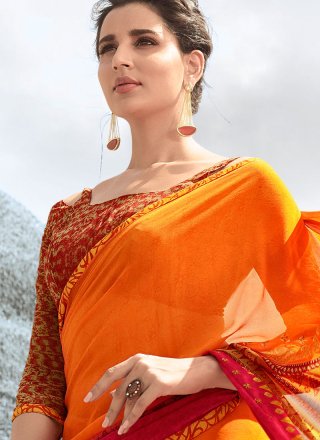 Print Work Casual Saree