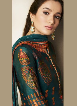 Print Work Designer Pakistani Suit