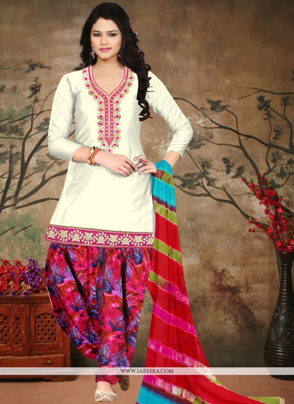 pure chiffon suits online