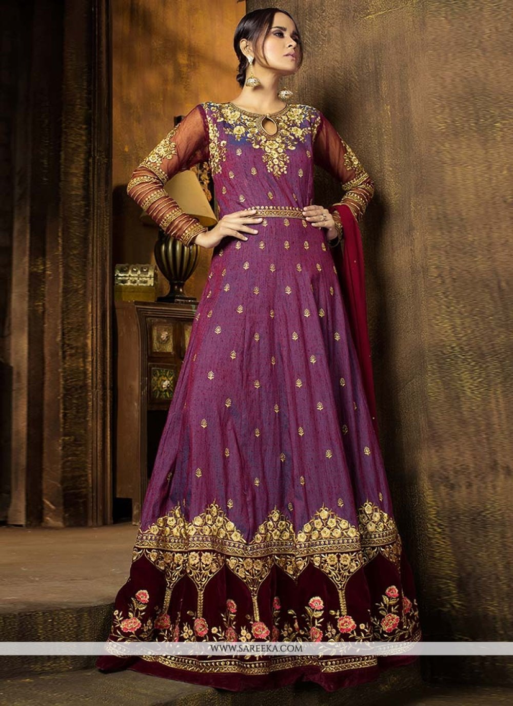 Sareeka anarkali clearance