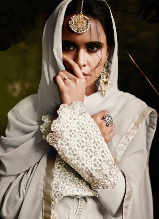 Resham Work Designer Pakistani Suit