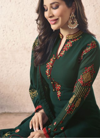 Sophie Chaudhary Green Churidar Designer Suit