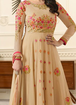  Sophie Chaudhary Resham Work Floor Length Anarkali Suit
