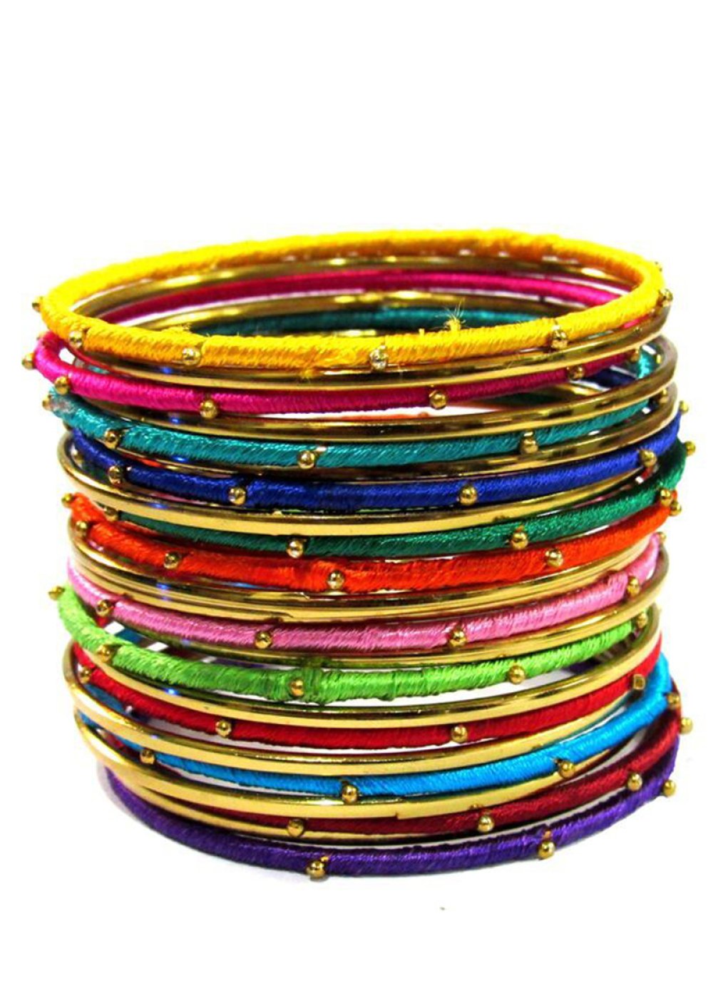 Multi color bangles deals online