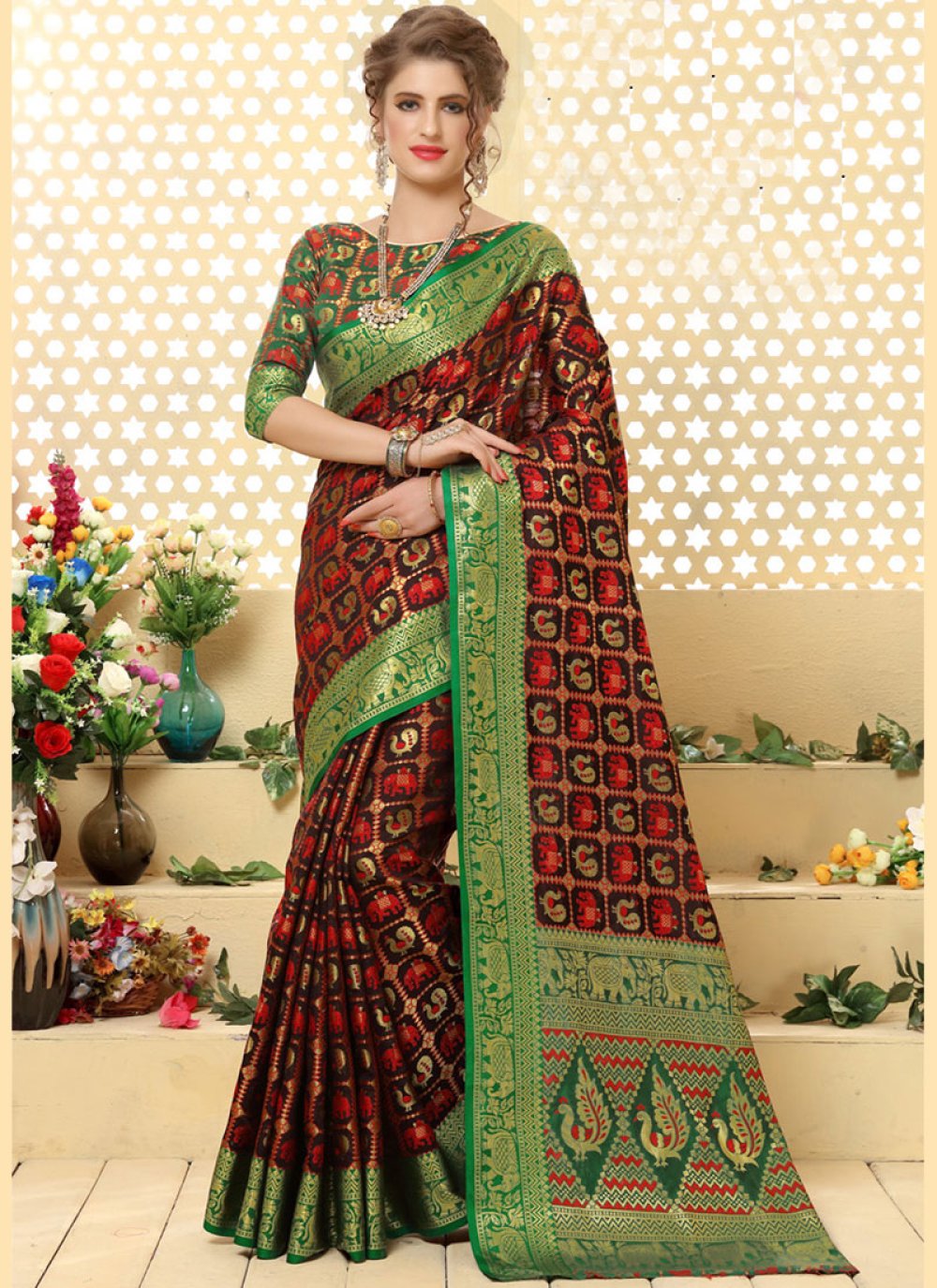 Shop Online Traditional Designer Saree For Party 89315
