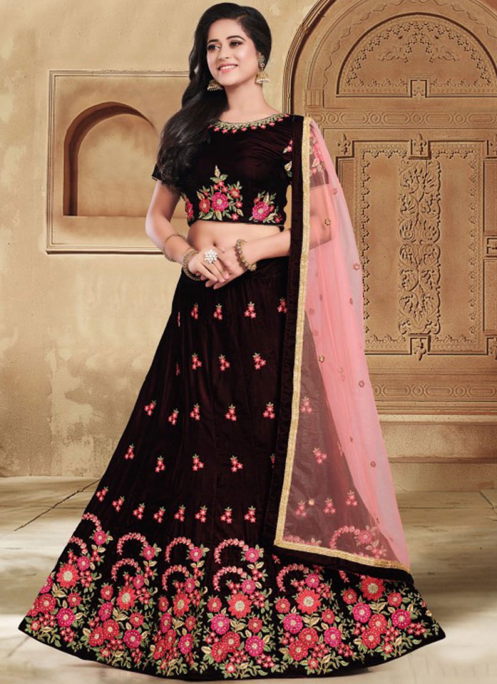 pink wala lehenga