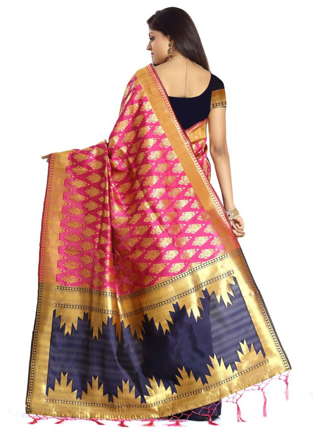 Shop Online Weaving Work Banarasi Silk Traditional Designer Saree 83808