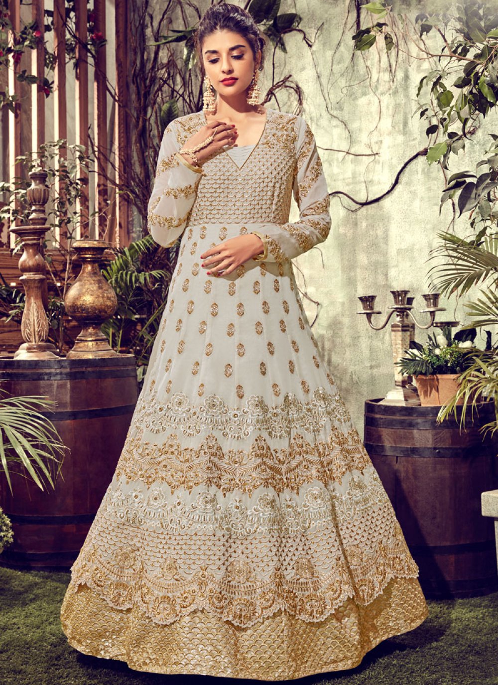 Lowest price | $121 - $302 - White Anarkali Suits, White Anarkali Salwar  Kameez and White Anarkali Salwar Suits online shopping