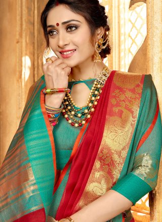 woven Work Traditional  Saree