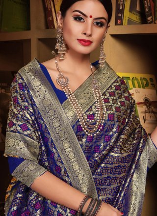 Art Silk Ceremonial Traditional Designer Saree
