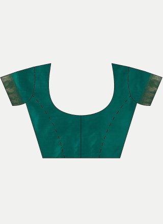 Art Silk Green Weaving Classic Saree