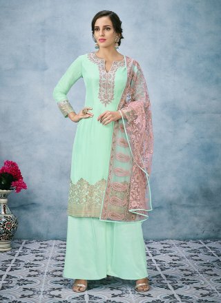 Art Silk Wedding Designer Pakistani Suit