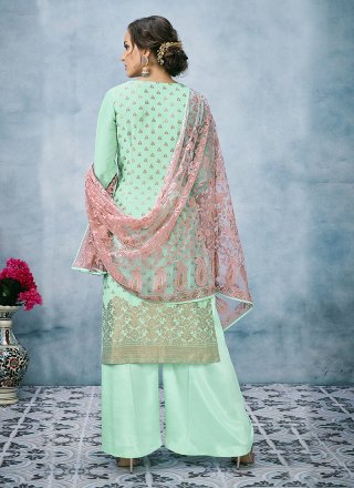 Art Silk Wedding Designer Pakistani Suit