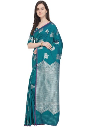 Art Silk Woven Designer Traditional Saree
