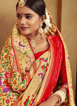 Banarasi Silk Bridal Designer Traditional Saree
