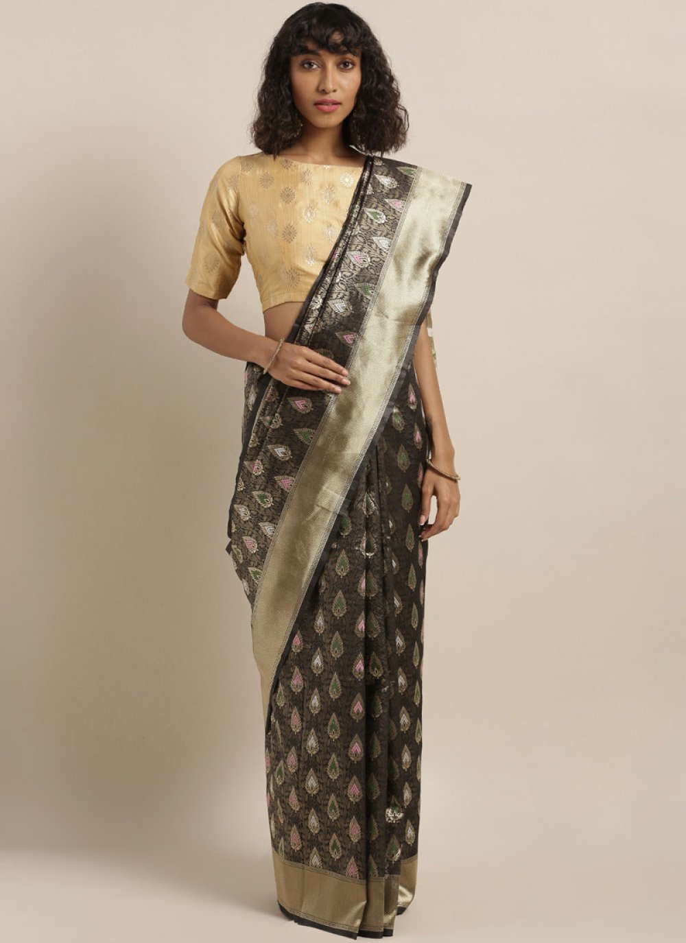 black party saree online