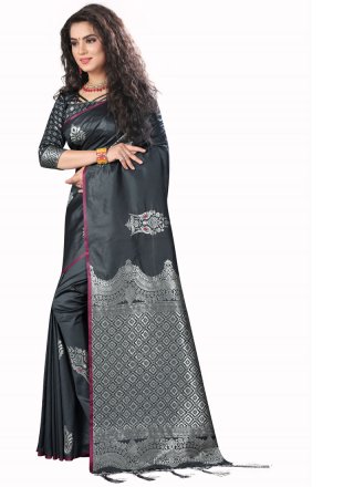 Black Party Traditional Saree
