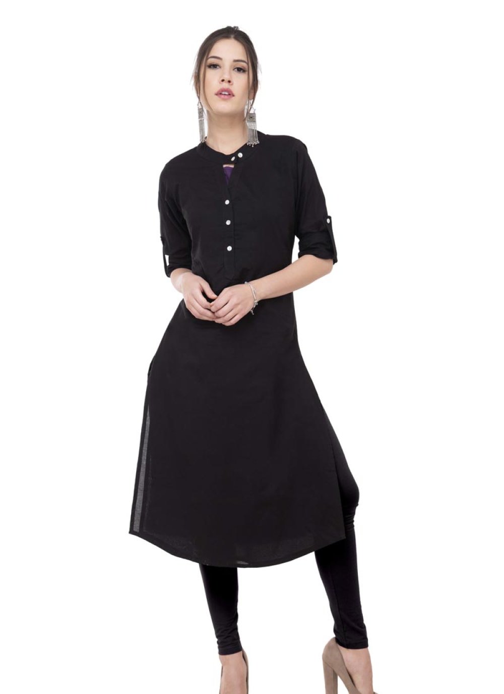 black dress kurti