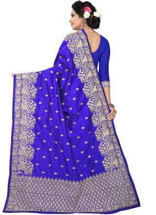 Blue Designer Traditional Saree