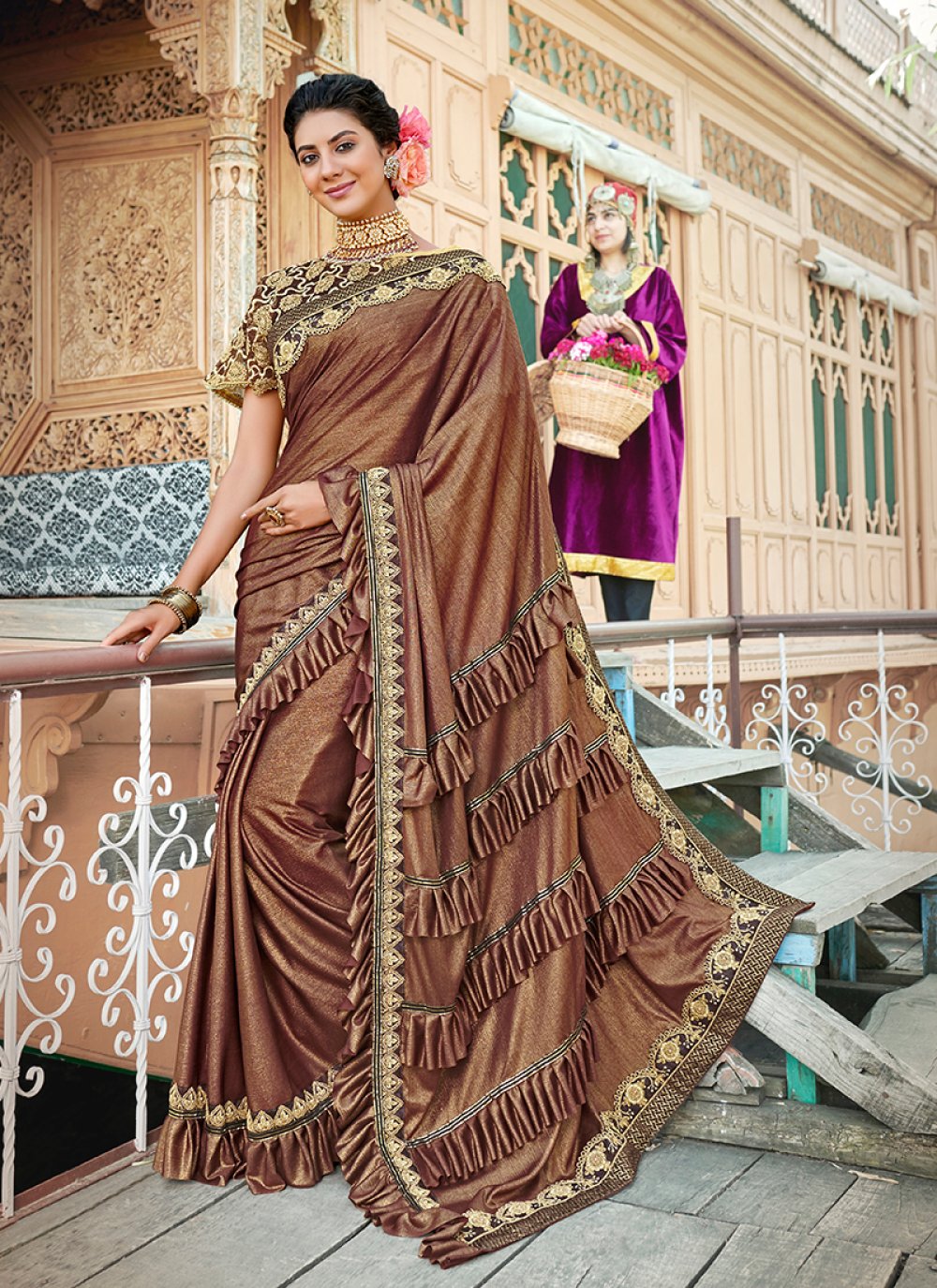 Best Collection Of Wedding Reception Saree @ FLAT Up To 50%