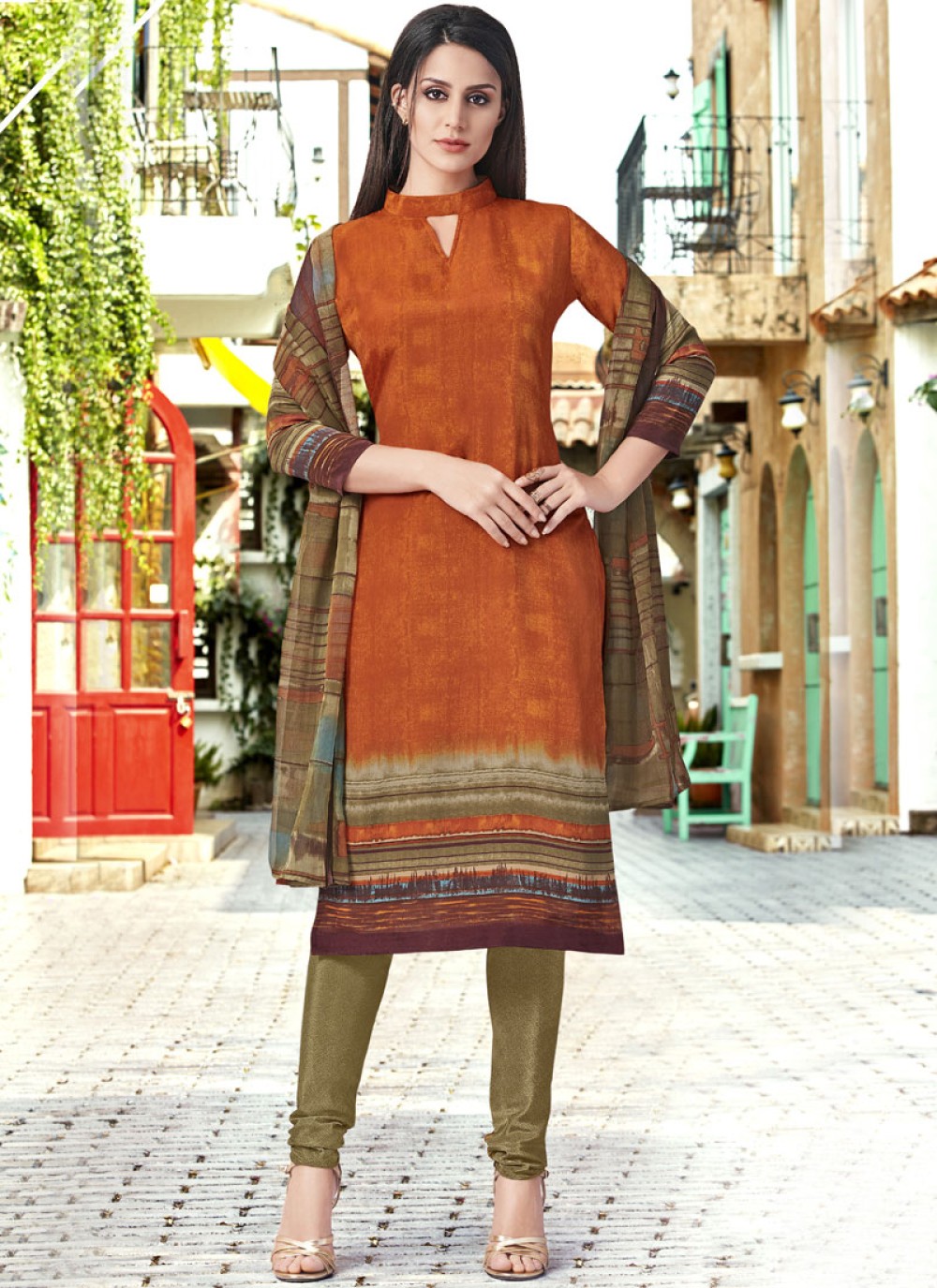 Churidar Suit For Casual