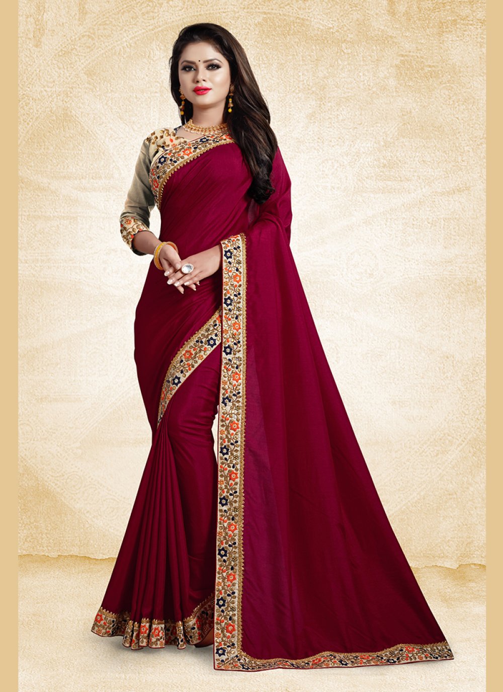Buy Designer Traditional Saree For Festival : 113552 -