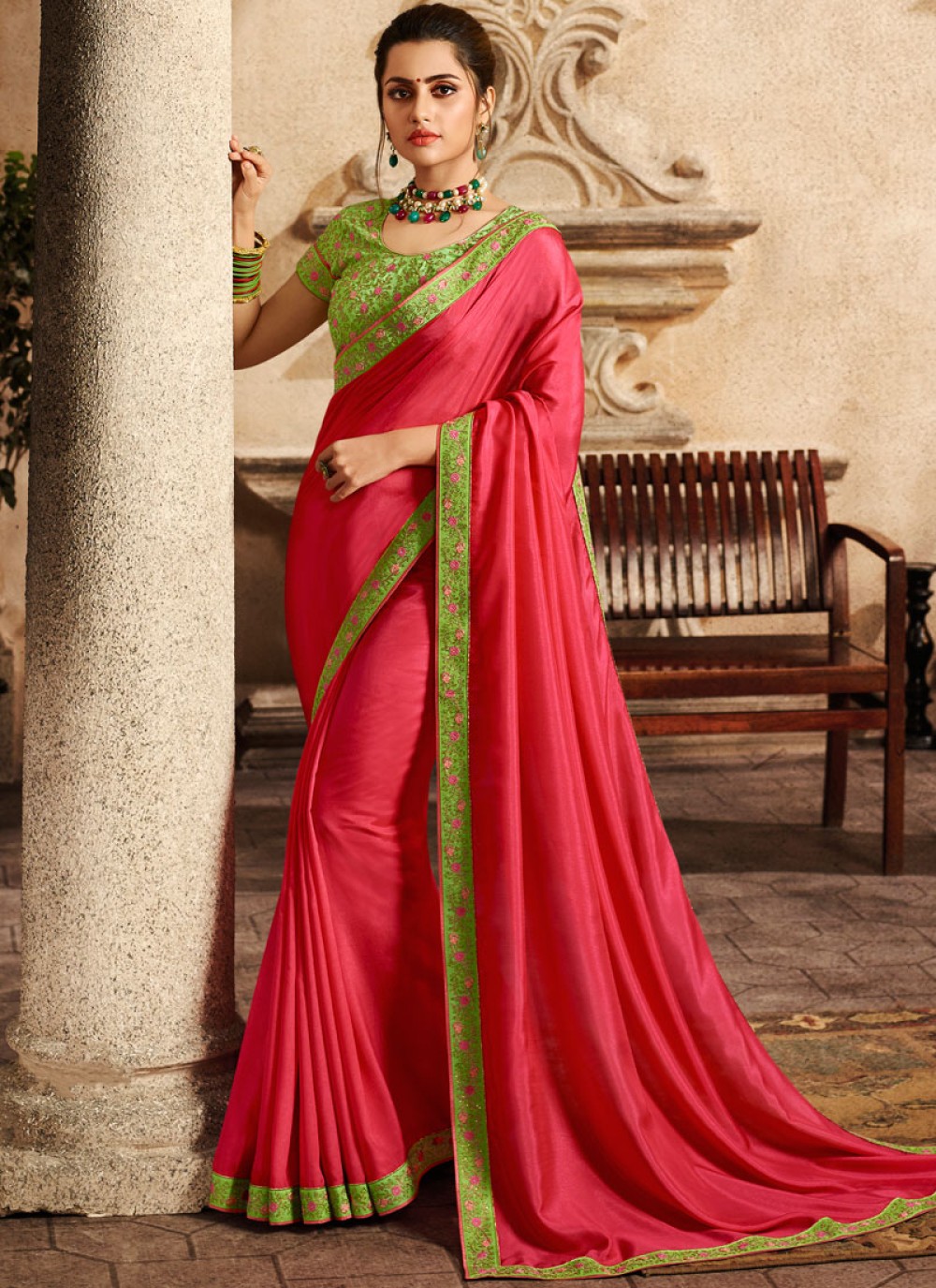 Embroidered Party Traditional Saree