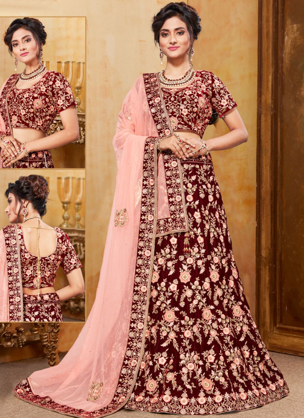 a line lehenga choli
