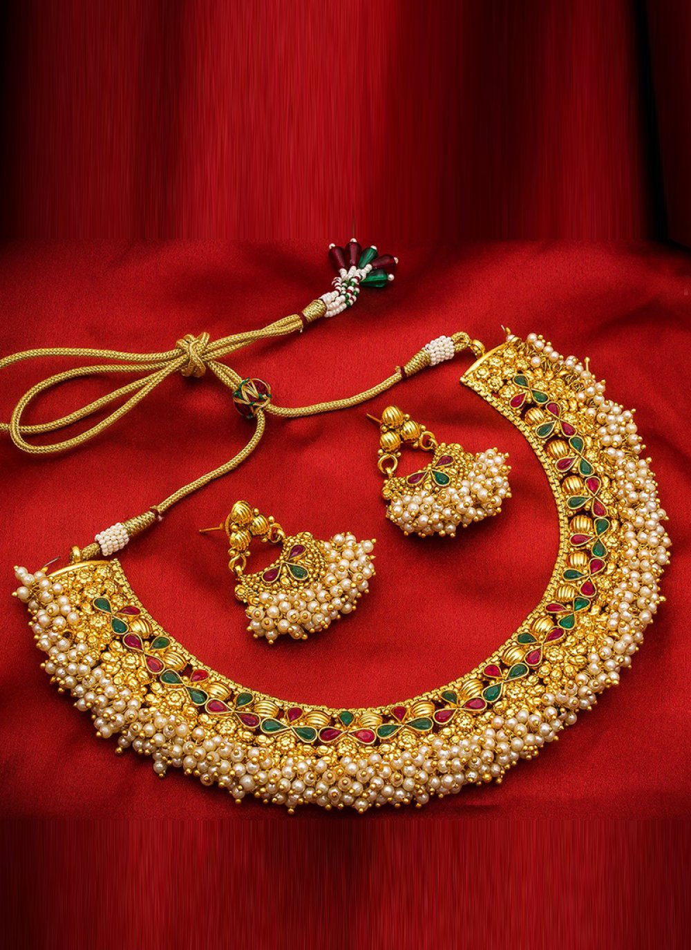Gold Color Necklace Set