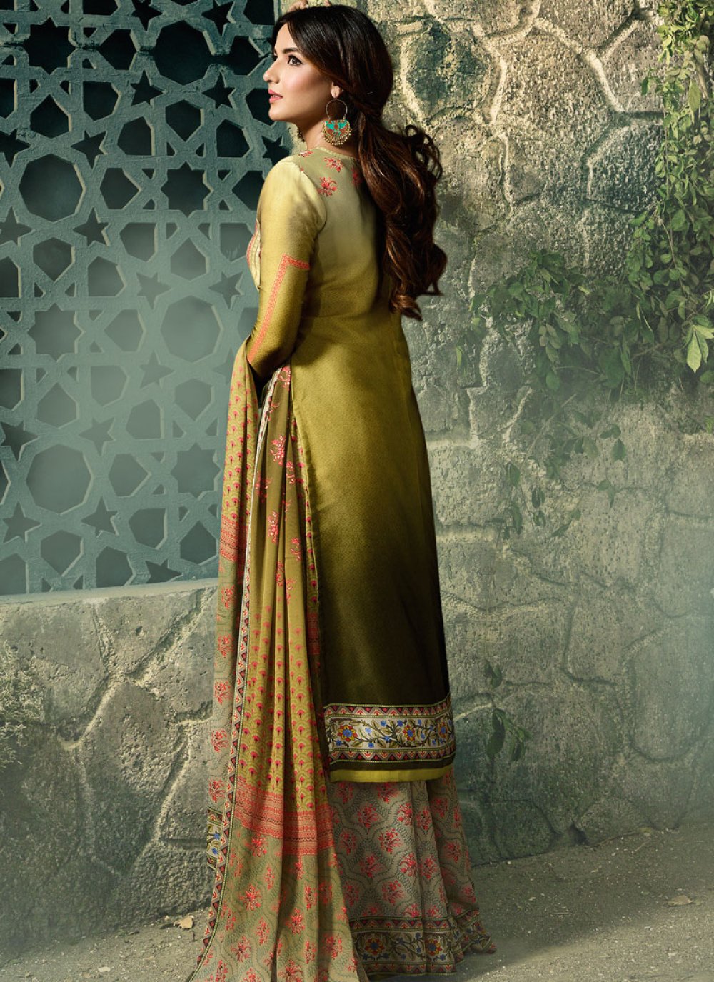 green colour designer suits