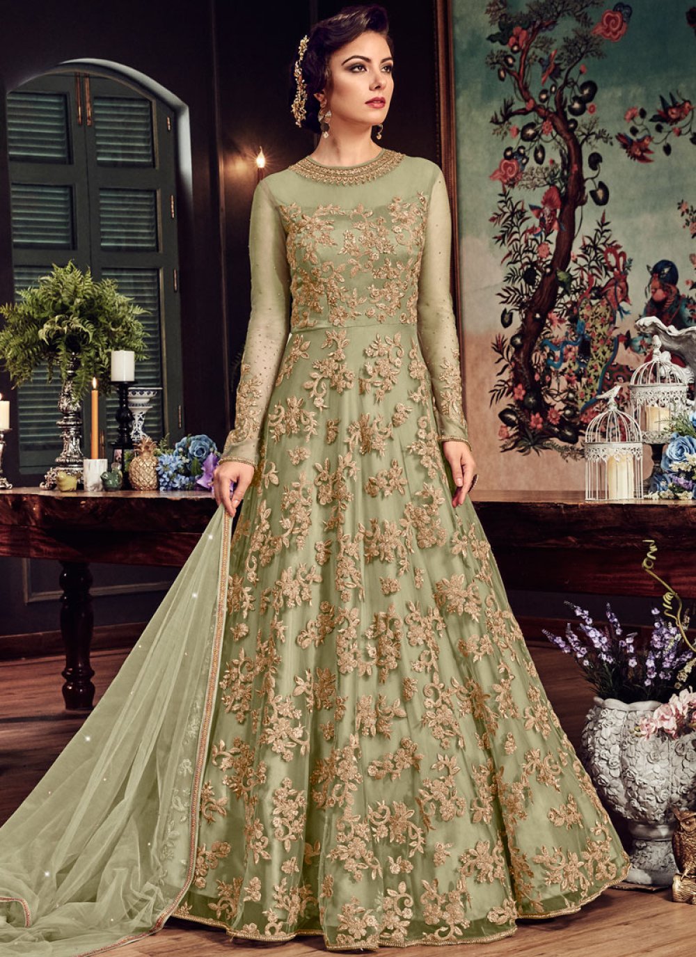 fancy suit anarkali