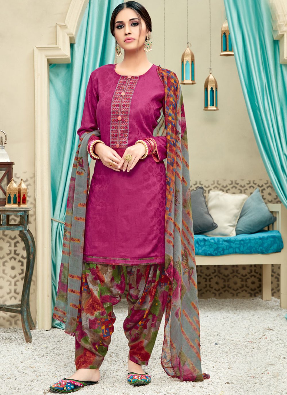 Punjabi Suit Girlish Look | Maharani Designer Boutique